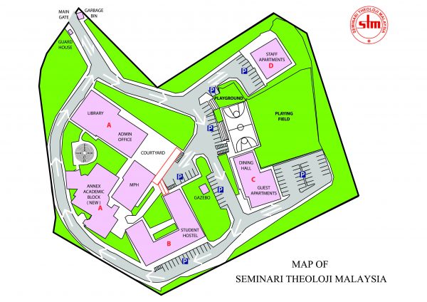 Map of STM - Seminari Theoloji Malaysia